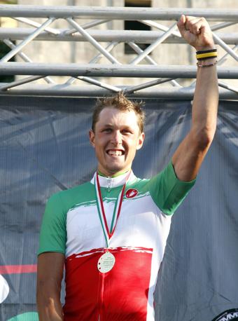 Eccolo, il campione italiano Under 23, Matteo Trentin: era il 2011. Bettini